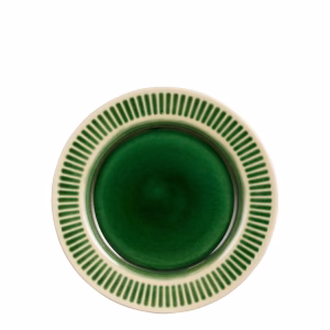 Elice Ontbijtbord Groen Ø21,5 cm – handgemaakt & vaatwasserbestendig